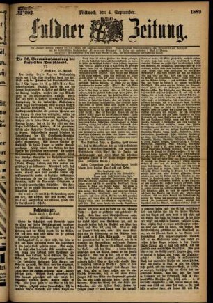 Ausgabe vom Mittwoch, den 04. September 1889.