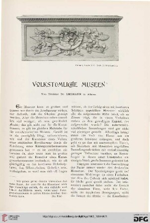 Volkstümliche Museen