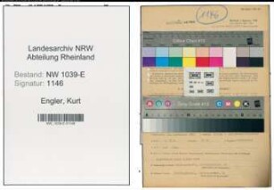 Entnazifizierung Kurt Engler , geb. 30.09.1892 (Angestellter)