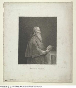 Bildnis des Pietro Bembo - Porträt Petrus Bembus