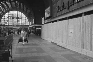Umbau der Empfangshalle im Karlsruher Hauptbahnhof