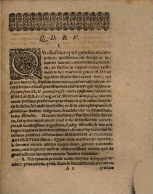 Simsonem Autocheirias Absolutum, Praeside ... Dn. Christiano Röhrensee ... subjicit ... M. Christianus Kuntze, Leisnigio-Misnicus ... Autor Responsurus