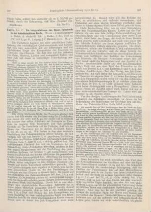 397-399 [Rezension] Barth, C., Die Interpretationen des Neuen Testaments in der Valentinianischen Gnosis