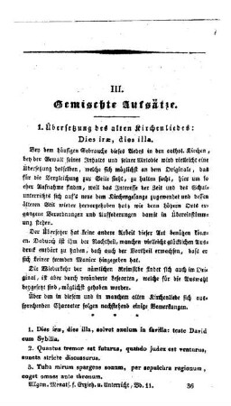 Übersetzung des alten Kirchenliedes : dies irae, dies illa