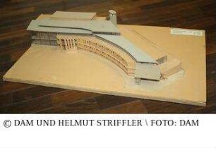 Erweiterung des Laborgebäudes, Fachhochschule für Technik - Modell des Gesamtgebäudes