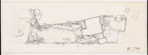 Garten Prof. Dr. Zinser, Nonnenhorn: Lageplan mit Gartenplan 1:100