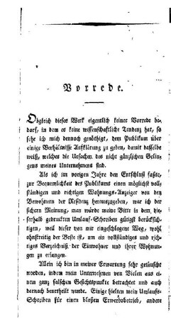 Vorrede ( Einleitung)