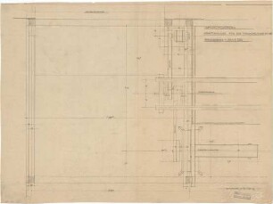 Littmann, Max; Bocksberg; Hofgut, Feldscheune, Tenne und Silo - Kraftanlage für die Häckselmaschine (Grundriss)