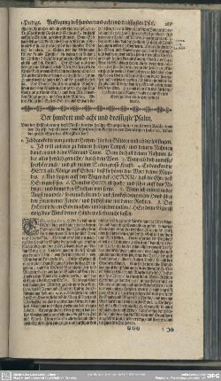 Die Predigten über den hundert und acht und dreissigsten Psalm