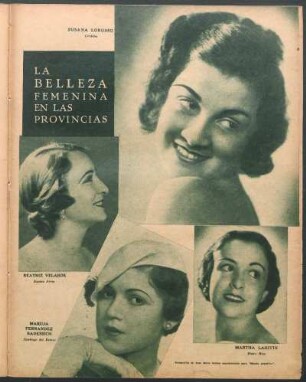 La belleza femenina en las provincias [Fotografías]