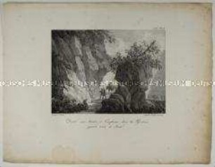 Défilé entre Urdos et Canfranc, dans les Pyrennées (T. II/Pl. 7 des Mappenwerkes: Souvenirs Pittoresques)