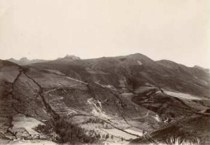 Die Ostabhänge des Rucu-Pichincha vom Panecillo aus