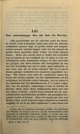 Jahrbücher der biblischen Wissenschaft. 10. 1859/60