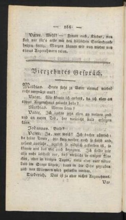 Vierzehntes Gespräch
