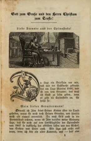 Die Spinnstube : ein Volksbuch für das Jahr .... 1848 = Jg. 3