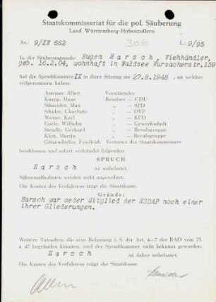 Harsch, Eugen