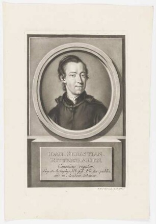 Bildnis des Ioan. Sebastian Rittershausen