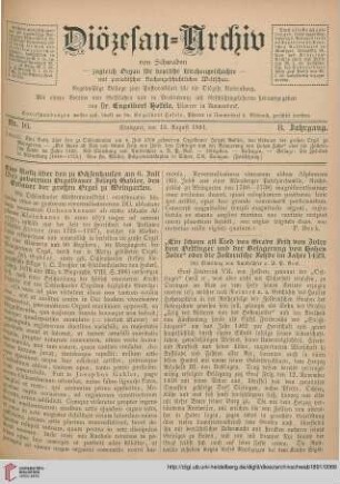 8: „Ein schoen alt Lied von Grave Fritz von Zolre dem Oettinger und der Belagerung von Hohen Zolre“ oder die Zollernsche Fehde im Jahre 1423, [1]