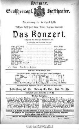 Das Konzert