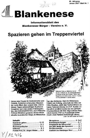 Spazieren gehen im Treppenviertel