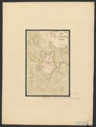 Plan von Canischa in Ungarn