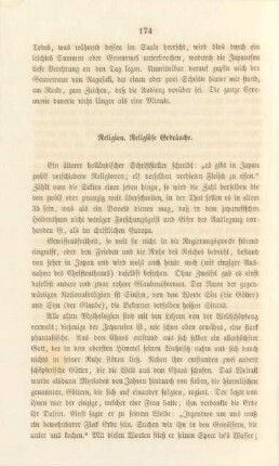 Religion, religiöse Gebräuche