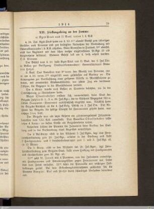 XII. Stellungskrieg an der Somme