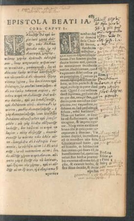 Epistola Beati Iacobi.
