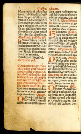 Sequuntur suffragia communia a dominca post octavas penthecostes usque ad adventum domini observanda ...
