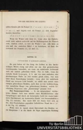 Kapitel III. Optische Farbenlehre.