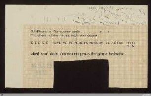 [Notizen] - O hilfbereite Mantuaner seele - StGA-George I,2003