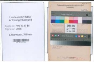 Entnazifizierung Wilhelm Eckermann , geb. 16.02.1906 (Steiger)