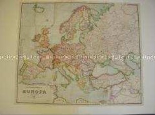 Verkehrskarte von Europa