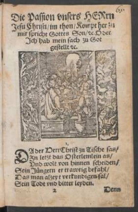 Die Passion unsers Herrn Jesu Christi ...