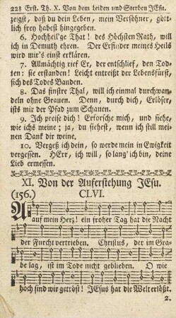 XI. Von der Auferstehung JEsu