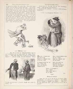 "Eine glänzende Satisfaction" "Schlau" "'s g' wappelte Deanerl"