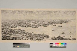 Panorama von Kiel und dem Kieler Hafen