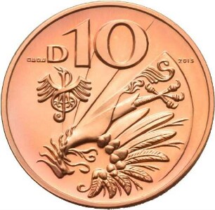 Künstlerprobe von Victor Huster für eine 10 Euro-Münze auf Richard Wagner