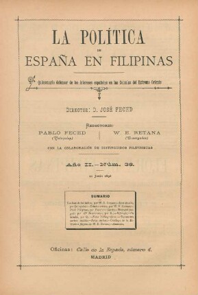 Núm. 36. 21 Junio 1892