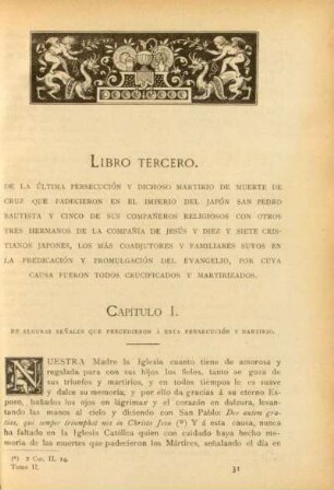 Capítulo I. De algunas senales que precedieron á esta persecución y martirio