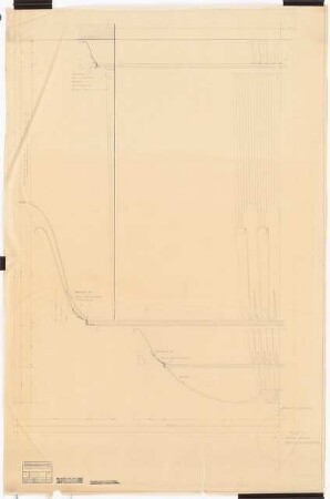 Stadttheater, Bremerhaven: Kronleuchter Schnitt 1:2