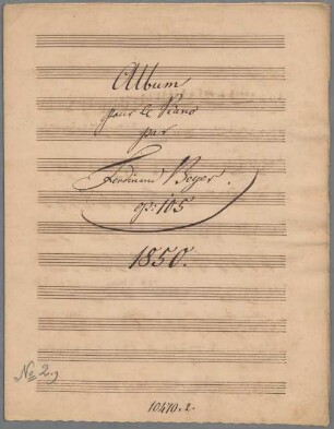 Das Hindumädchen, arrangiert, pf, op. 105/2 - BSB Mus.Schott.Ha 11148-2