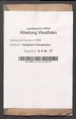 Allodifikation der Samtlehen der Familie von der Lippe zu Sandebeck und Vinsebeck