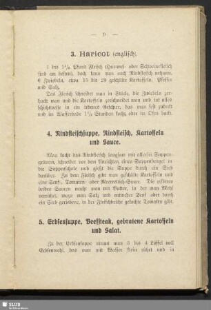 4. Rindfleischsuppe, Rindfleisch, Kartoffeln und Sauce