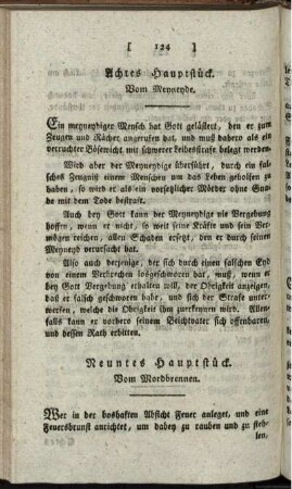 Achtes Hauptstück. Vom Meyneyde.
