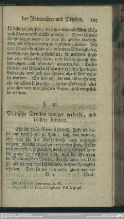§. 29. Brittische Druiden weniger verderbt, und leichter bekehret