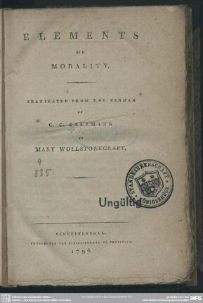 Elements Of Morality