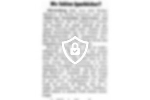 Wo fehlen Sparbücher?