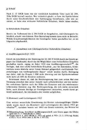 h) Behördliche Erlaubnis