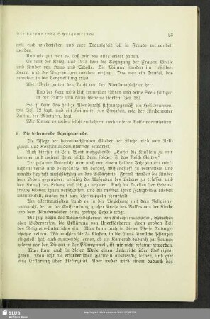 6. Die bekennende Schulgemeinde